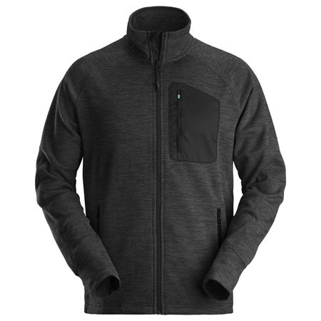 SNICKERS WORKWEAR FlexiWork Fleece Jacket (Black/Black) - Large U8042 0404 006